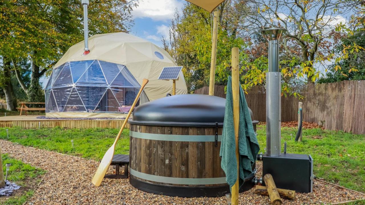 Hotel Luxury Dome With Private Wood-Fired Hot Tub Oxford Esterno foto